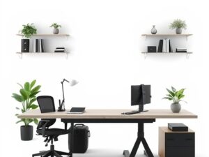 Office Chairmen Table with Premium Wooden Finish